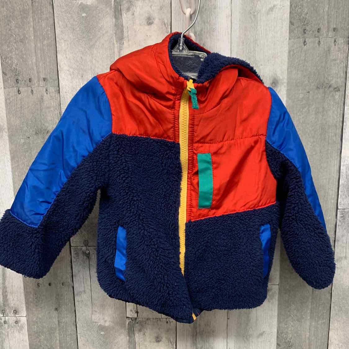 Size 2T Navy/Red Osh Kosh Heavy Jacket