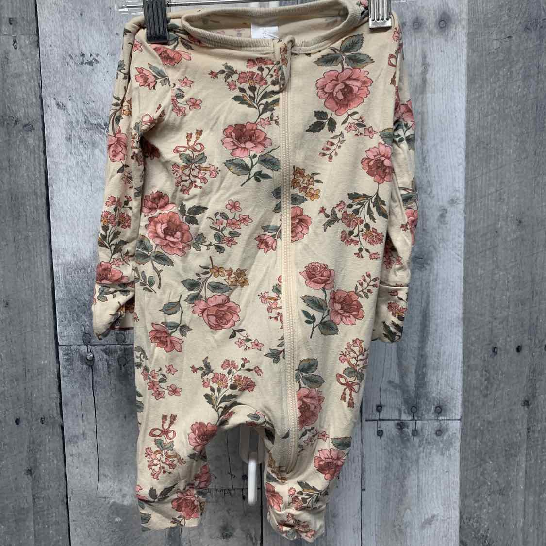 Size 0-3 Months Tan/Pink Modern Moments by Gerber Romper