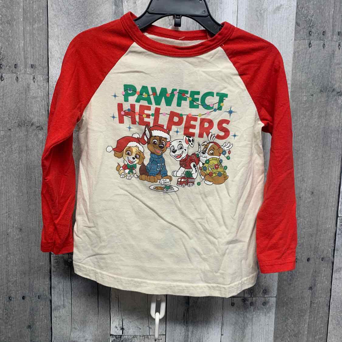 Size 2T Red/Green Jumping Beans Long Sleeve Shirt