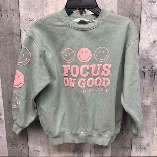 Size 8/10 Green/Pink H&M Pull Over