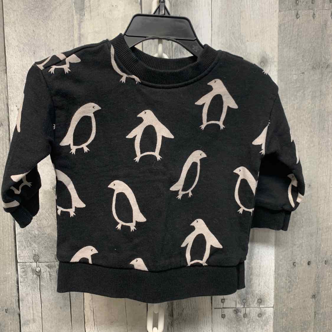 Size 12-18 Months Black Print Hanna Andersson Long Sleeve Shirt