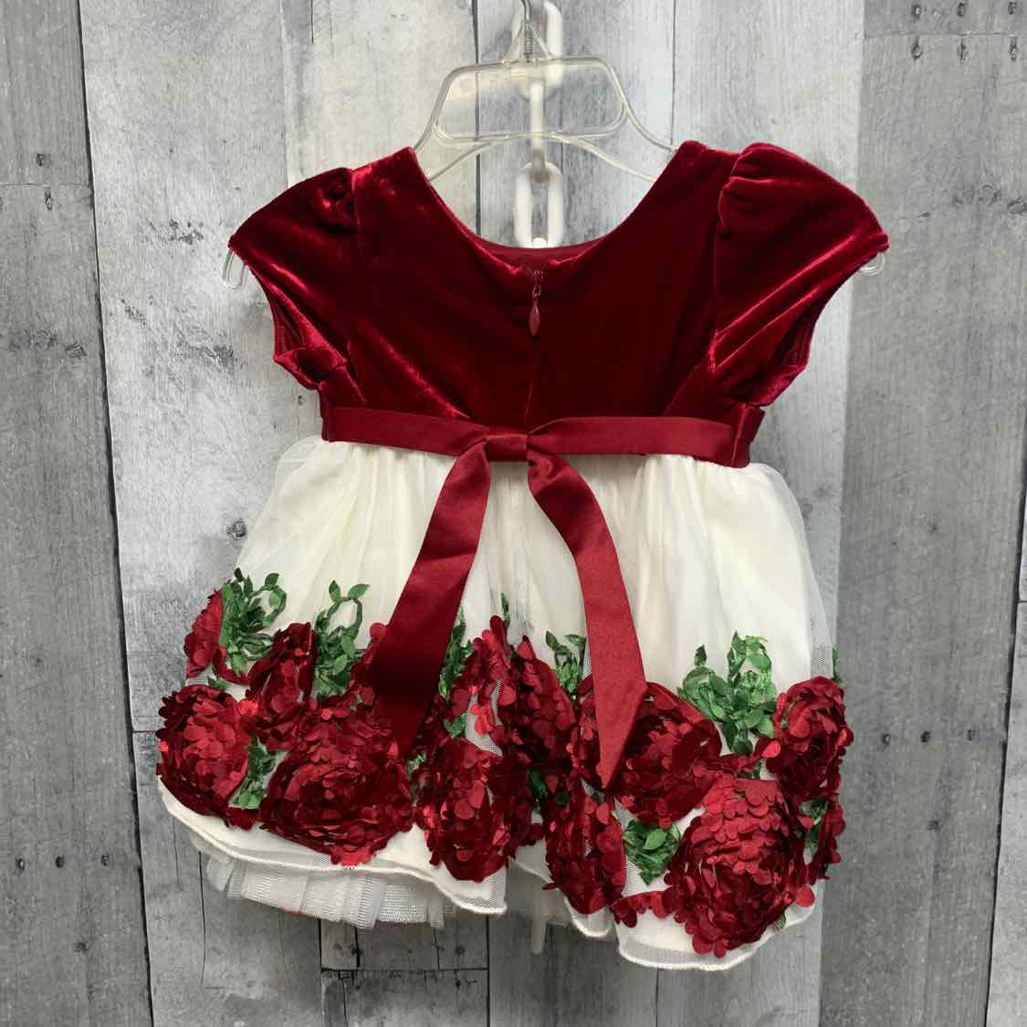 Size 9 Months Red/White American Princess Dress - Party