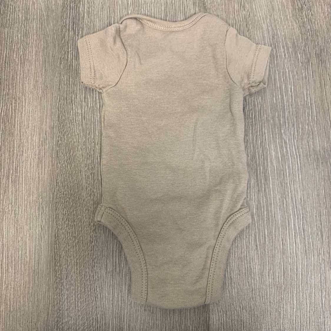 Size Preemie Tan Gerber Bodysuit