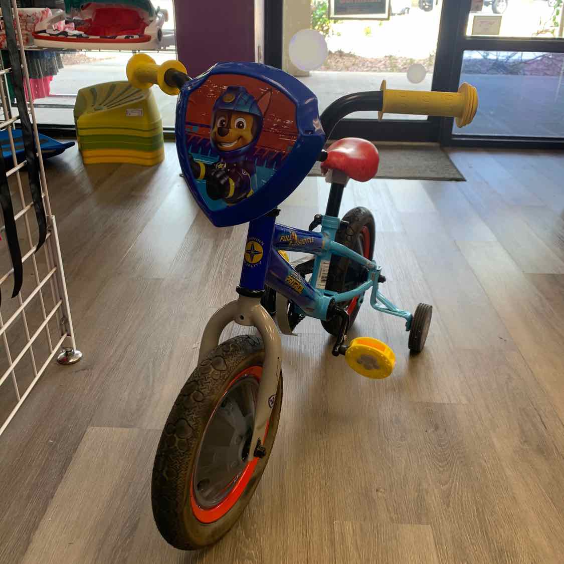 Paw Patrol Blue/Yellow Bike