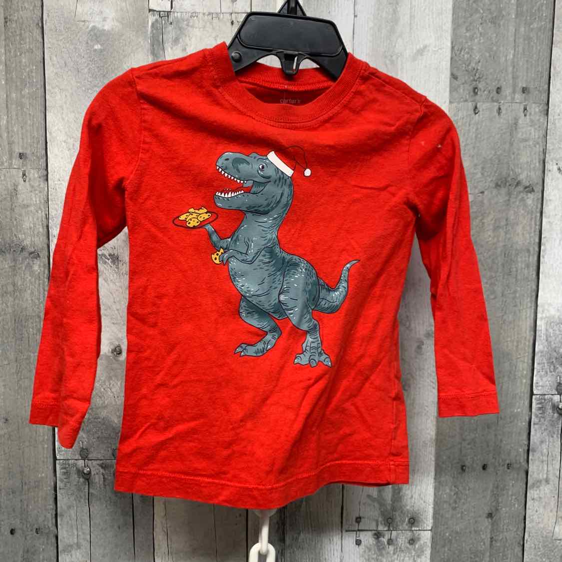 Size 18 Months Red Graphic Carter's Long Sleeve Shirt