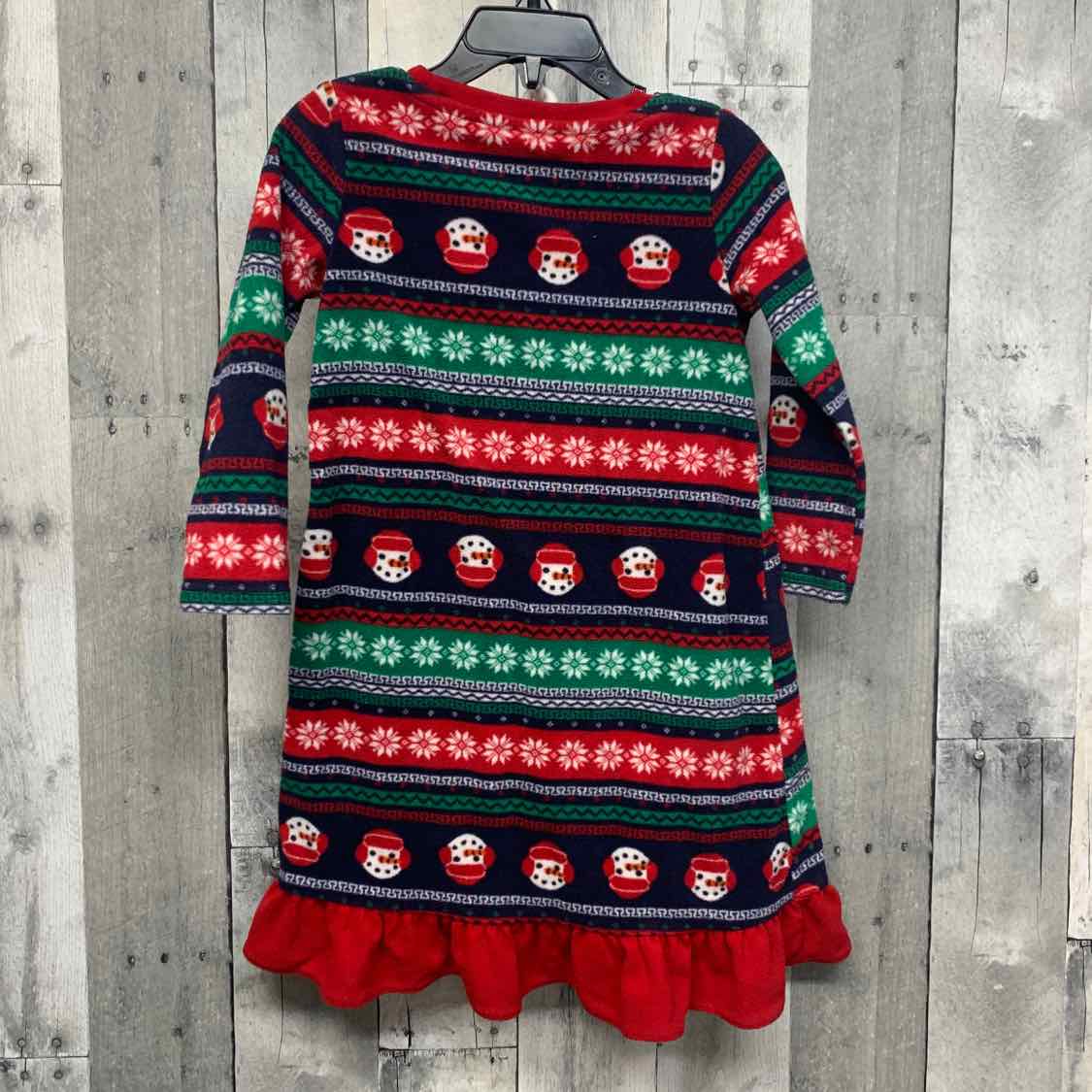 Size 3T Navy/Red Holiday Brands Nightgown