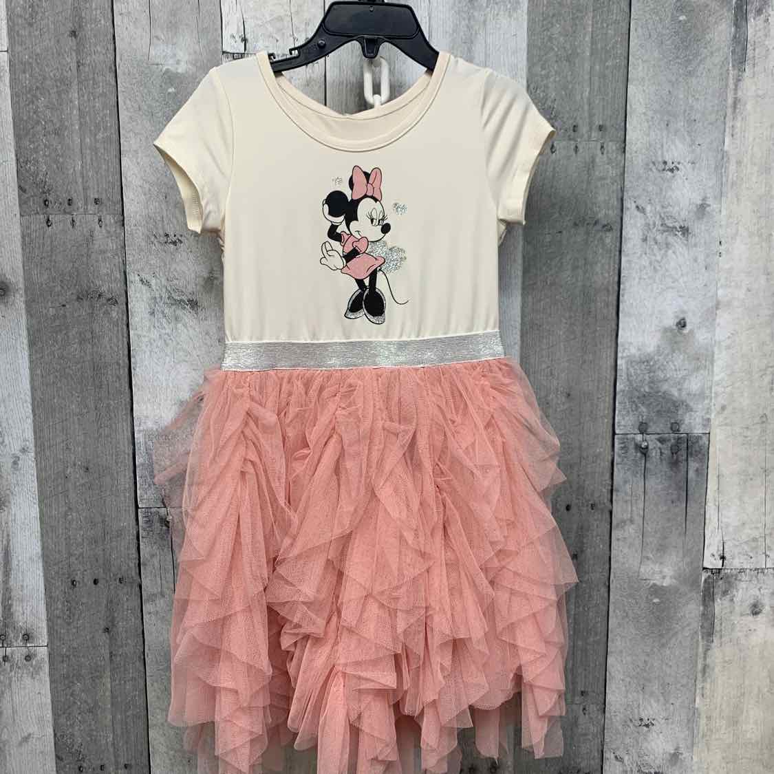 Size 5 Ivory/Pink Minnie Dress