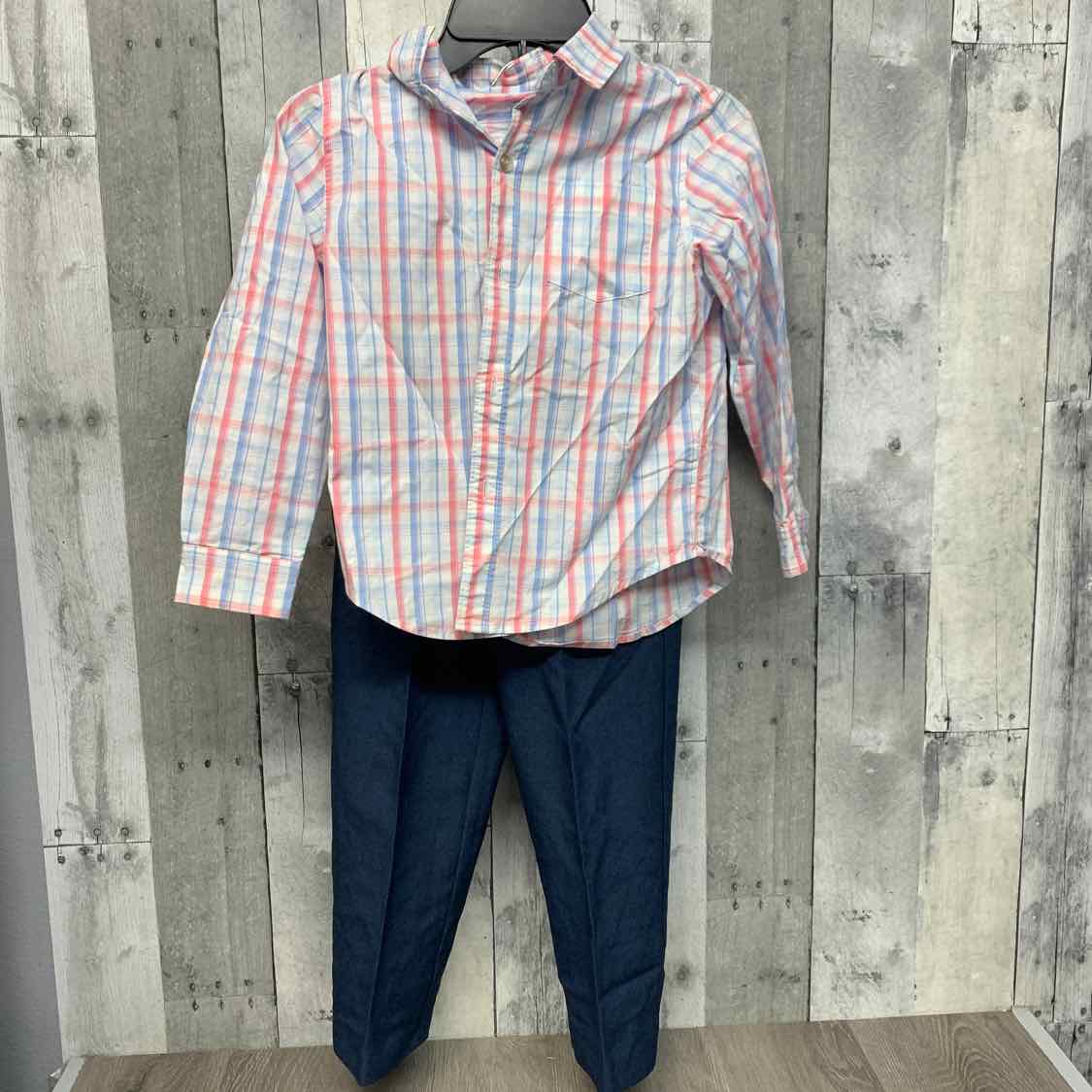 Size 6 Blue/Pink Class Club Shirt/Pants