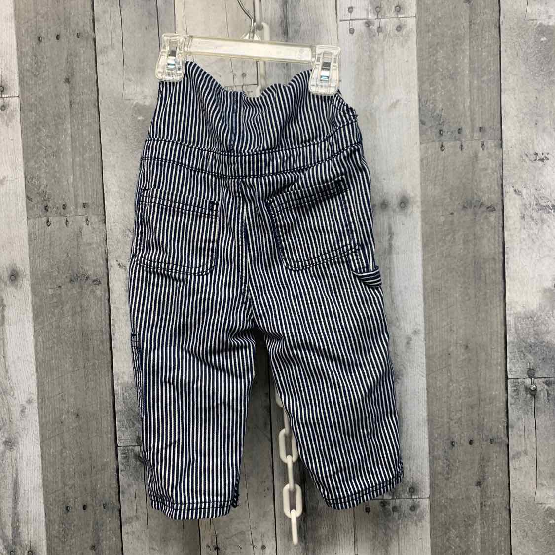 Size 12-18 Months Navy/White Old Navy Overalls
