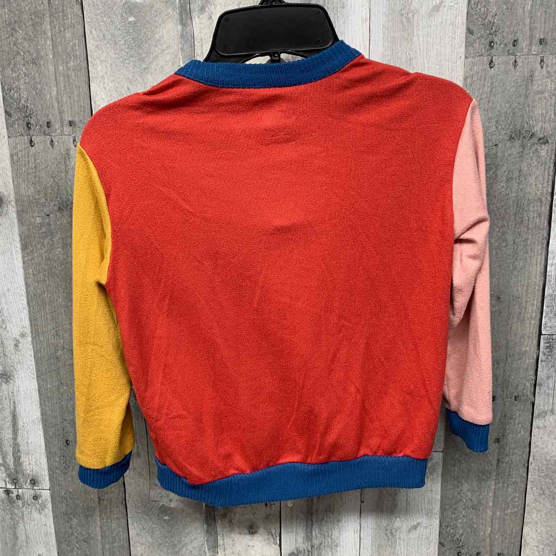 Size 5T Red/Yellow Disney Cardigan