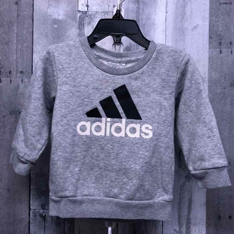 Size 12 Months Gray Graphic Sport Brand Sweat Shirt