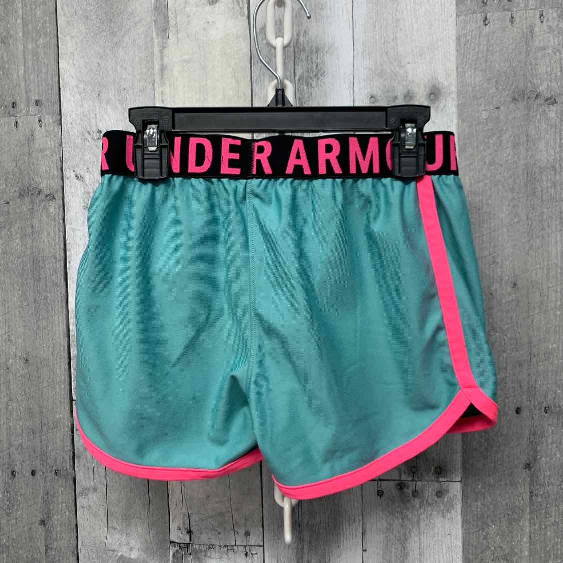Size Medium Teal/Pink Sport Brand Shorts - Athletic