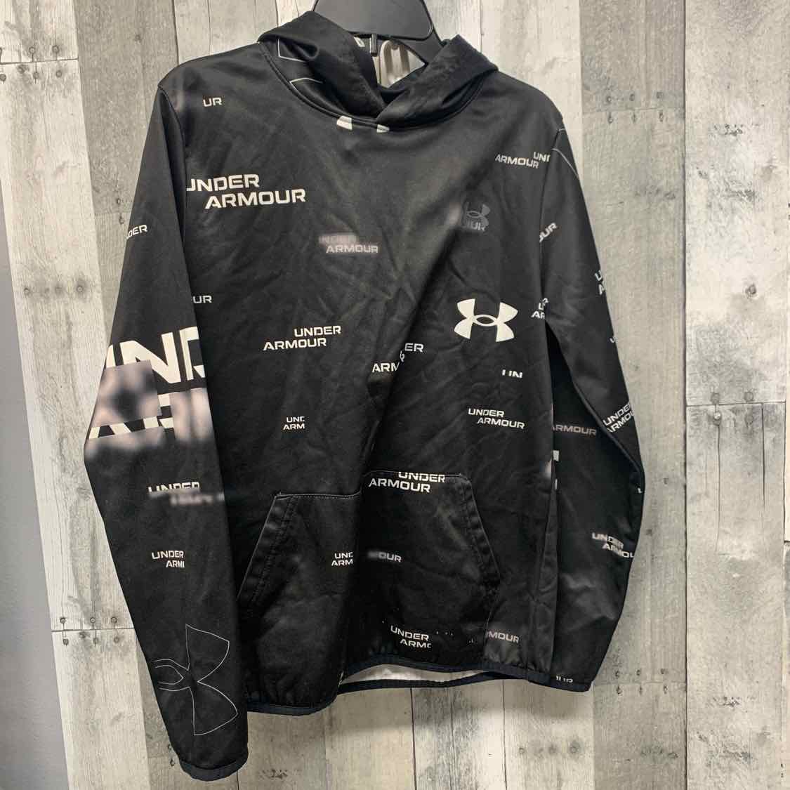 Size Large Black Print Sport Brand Pull Over