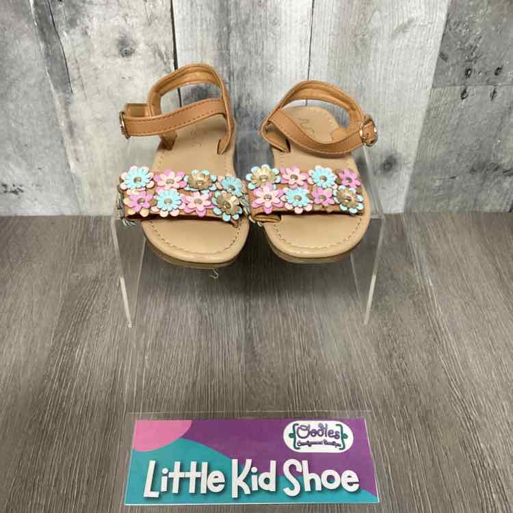 Size 8 Brown/Purple Sugar Sandals - OodlesCB