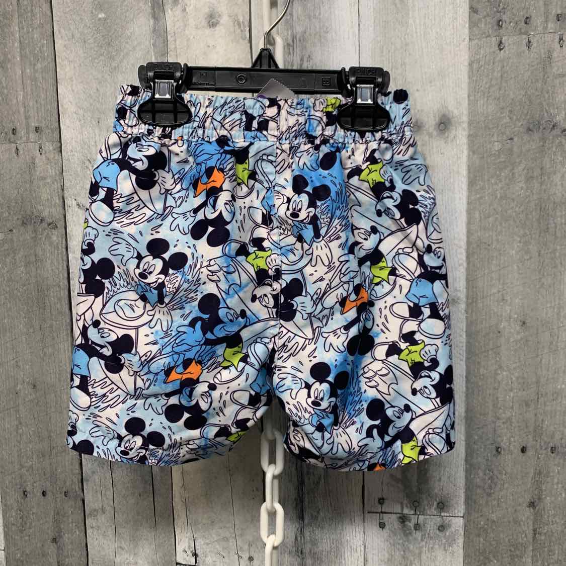 Size 3T Blue/Black Disney Swim Trunks