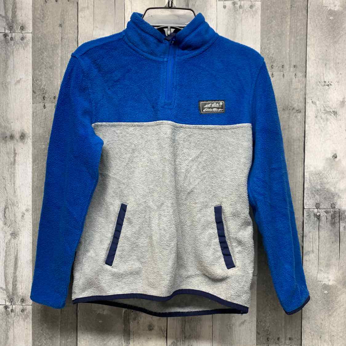 Size 7/8 Blue/Gray Eddie Bauer Pull Over