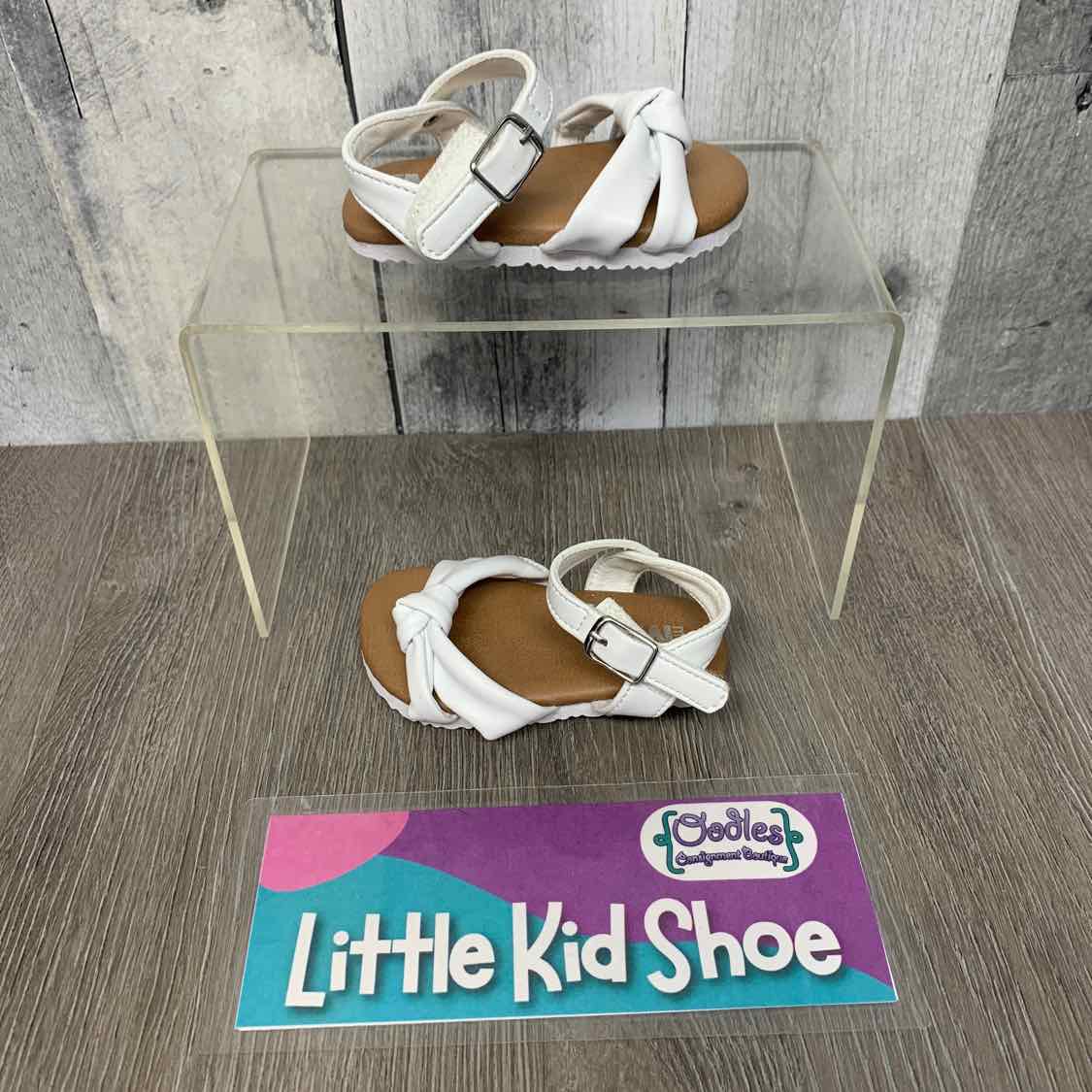 Size 2 White Mid Brand Sandals