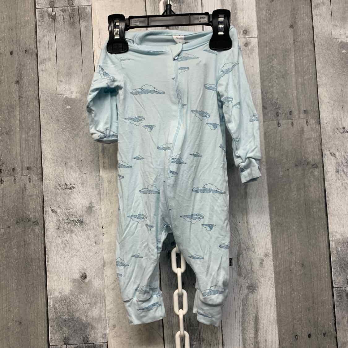 Size 3-6 Months Blue Print Modern Moments by Gerber Footy PJs