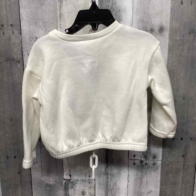 Size 2T White/Pink Disney Pull Over