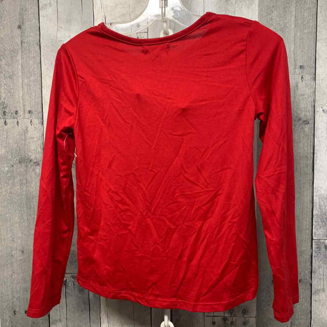 Size 7 Red Graphic Btween Long Sleeve Shirt