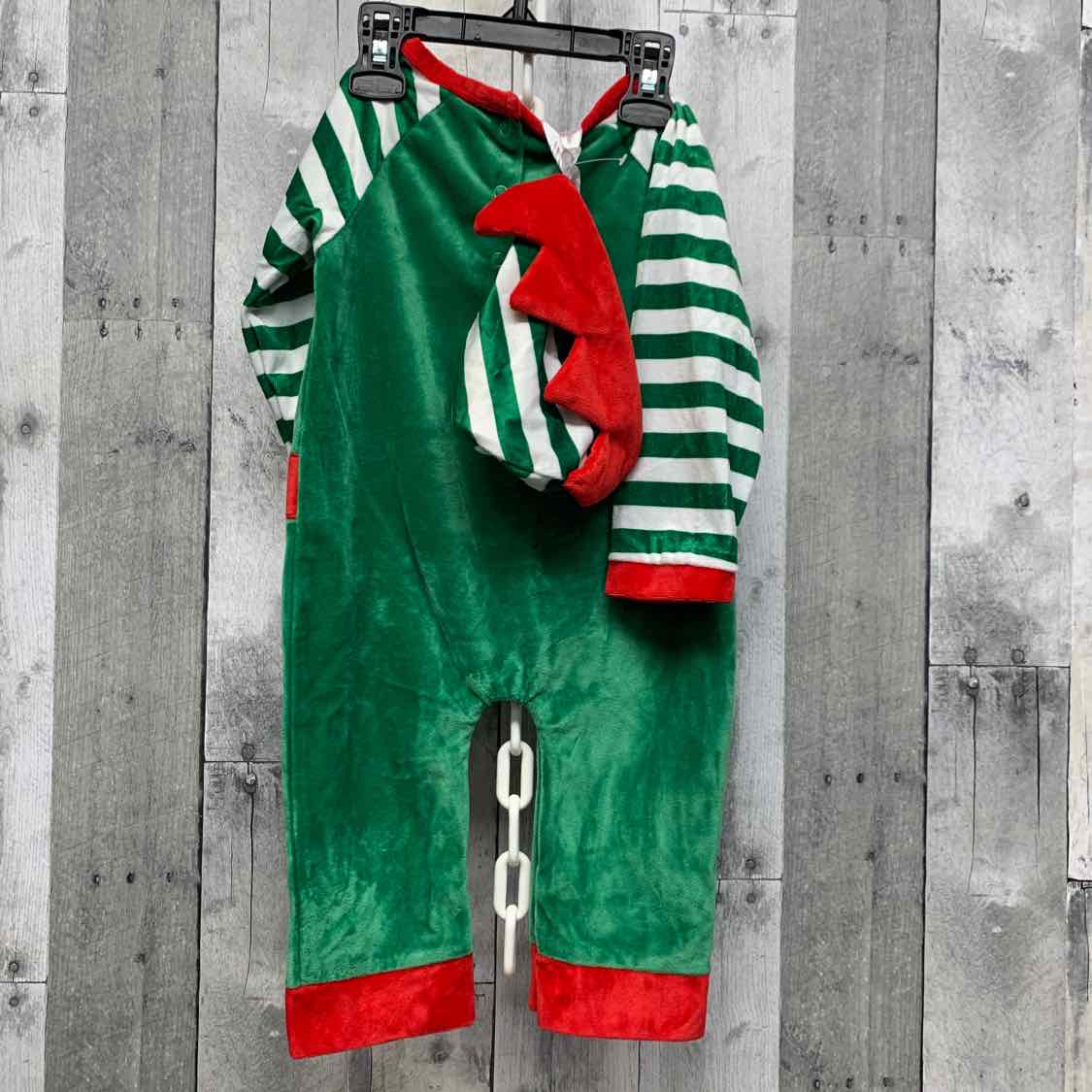 Size 12 Months Green/Red Holiday Brands Romper