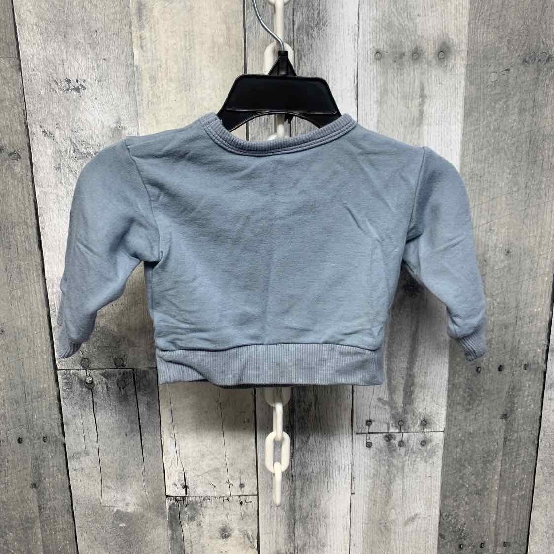 Size Newborn Blue/Brown Cloud Island Long Sleeve Shirt