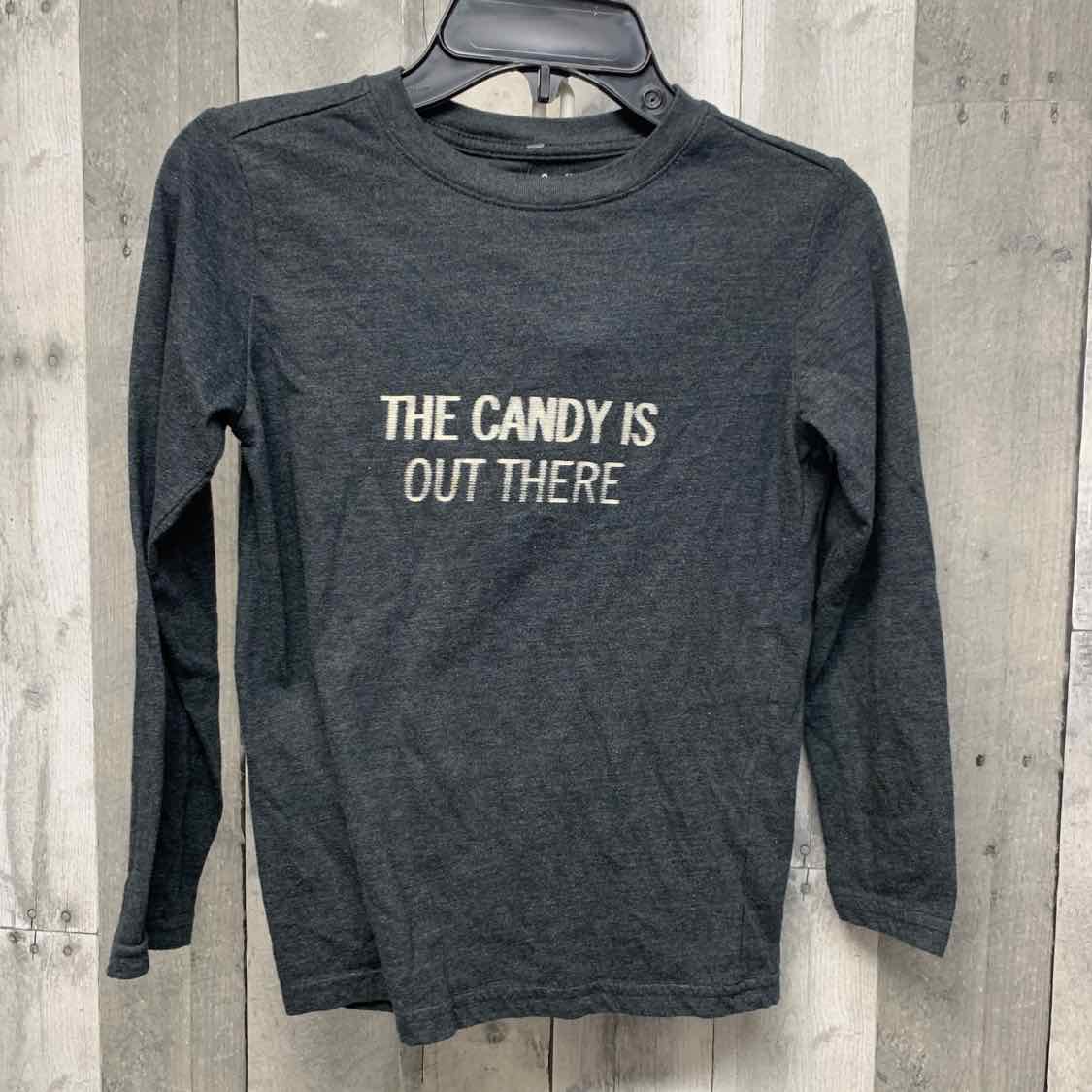 Size 6/7 Gray Cat & Jack Long Sleeve Shirt