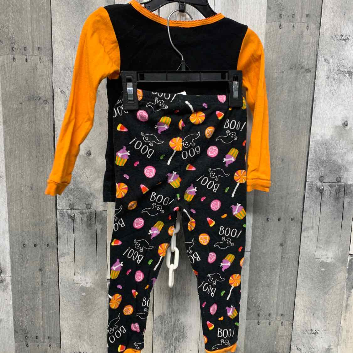 Size 3T Black/Orange Paw Patrol 2pc PJs