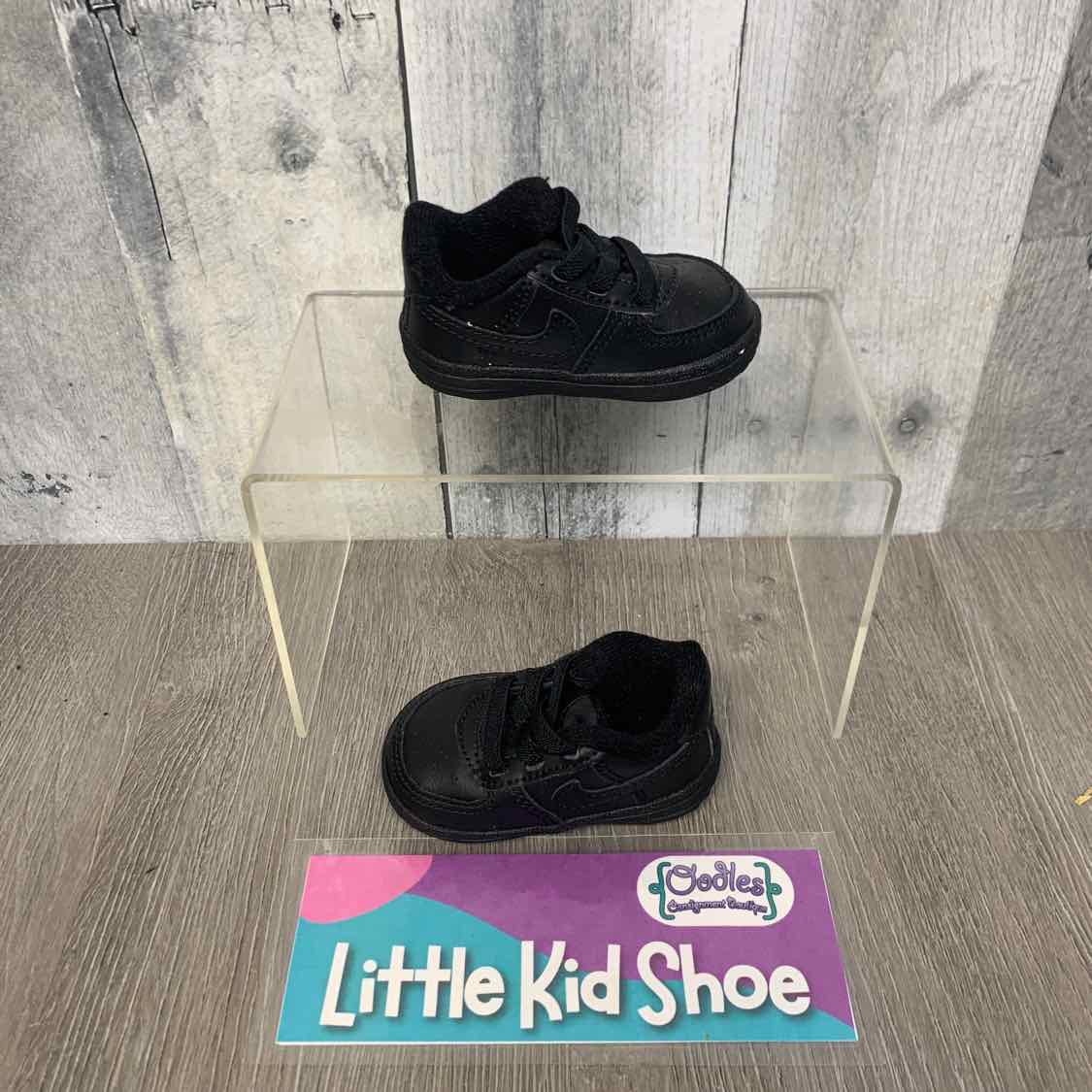 Size 1 Black Sport Brand Soft Sole Shoes