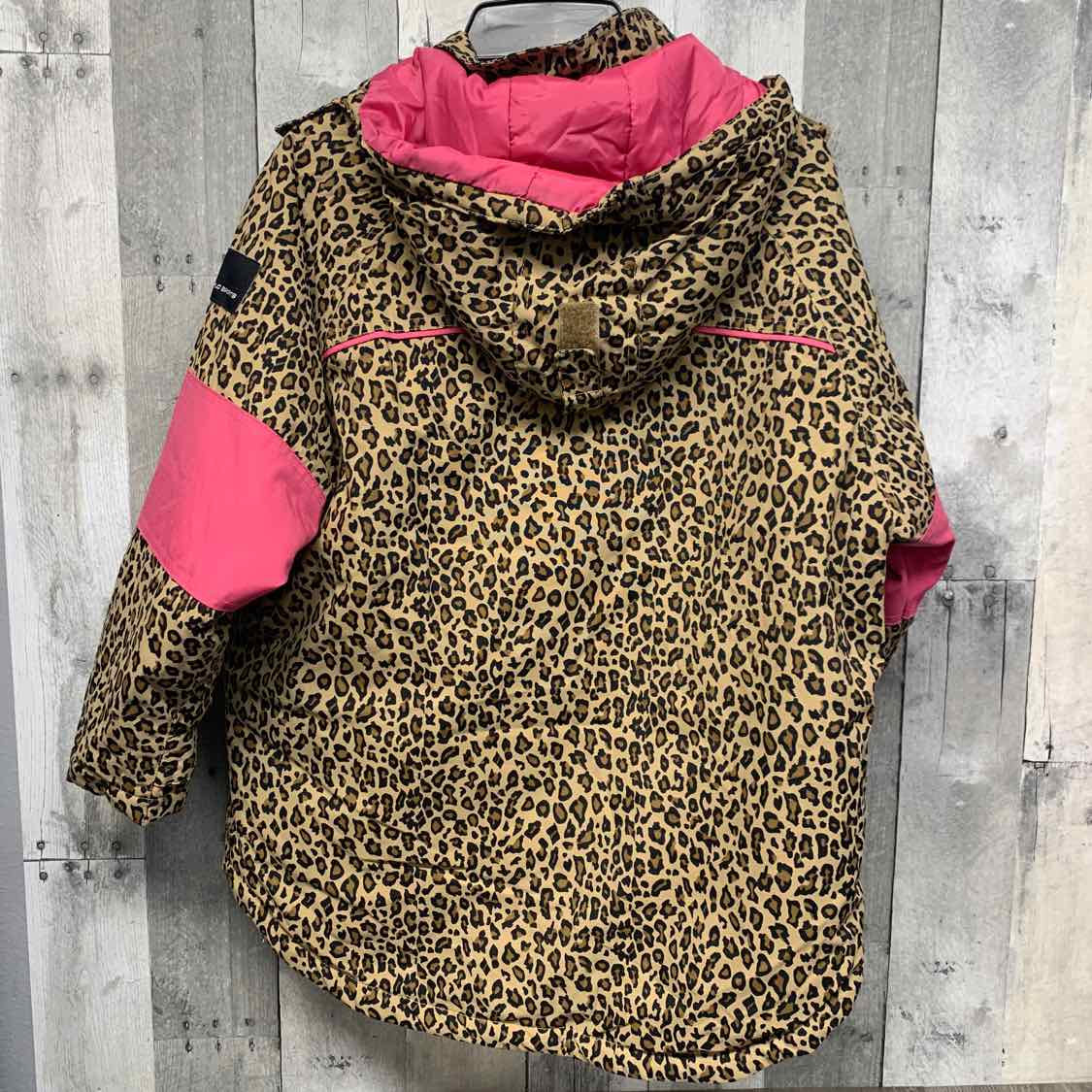 Size 7/8 Tan Animal Print Children's Place Snow Jacket