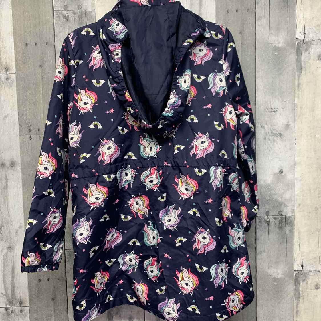 Size 9/10 Navy Print H&M Light Jacket