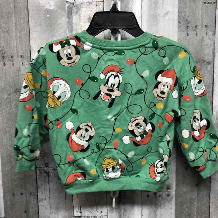 Size 4T Green/Red Disney Pull Over