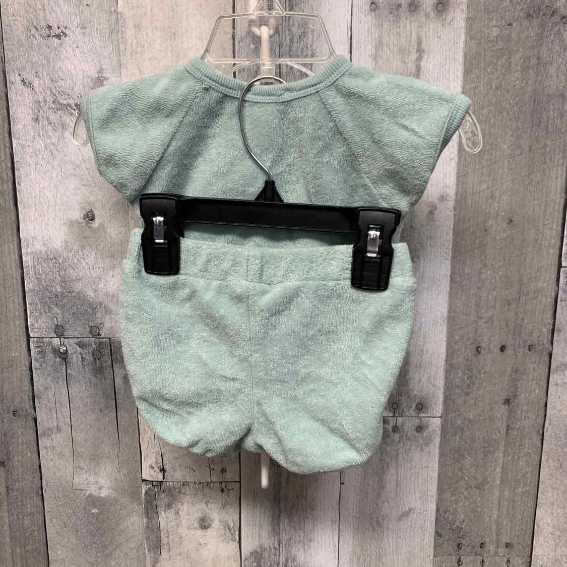 Size 0-3 Months Mint B Brand Shirt/Shorts