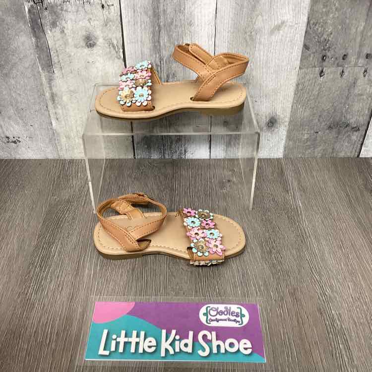 Size 8 Brown/Purple Sugar Sandals - OodlesCB