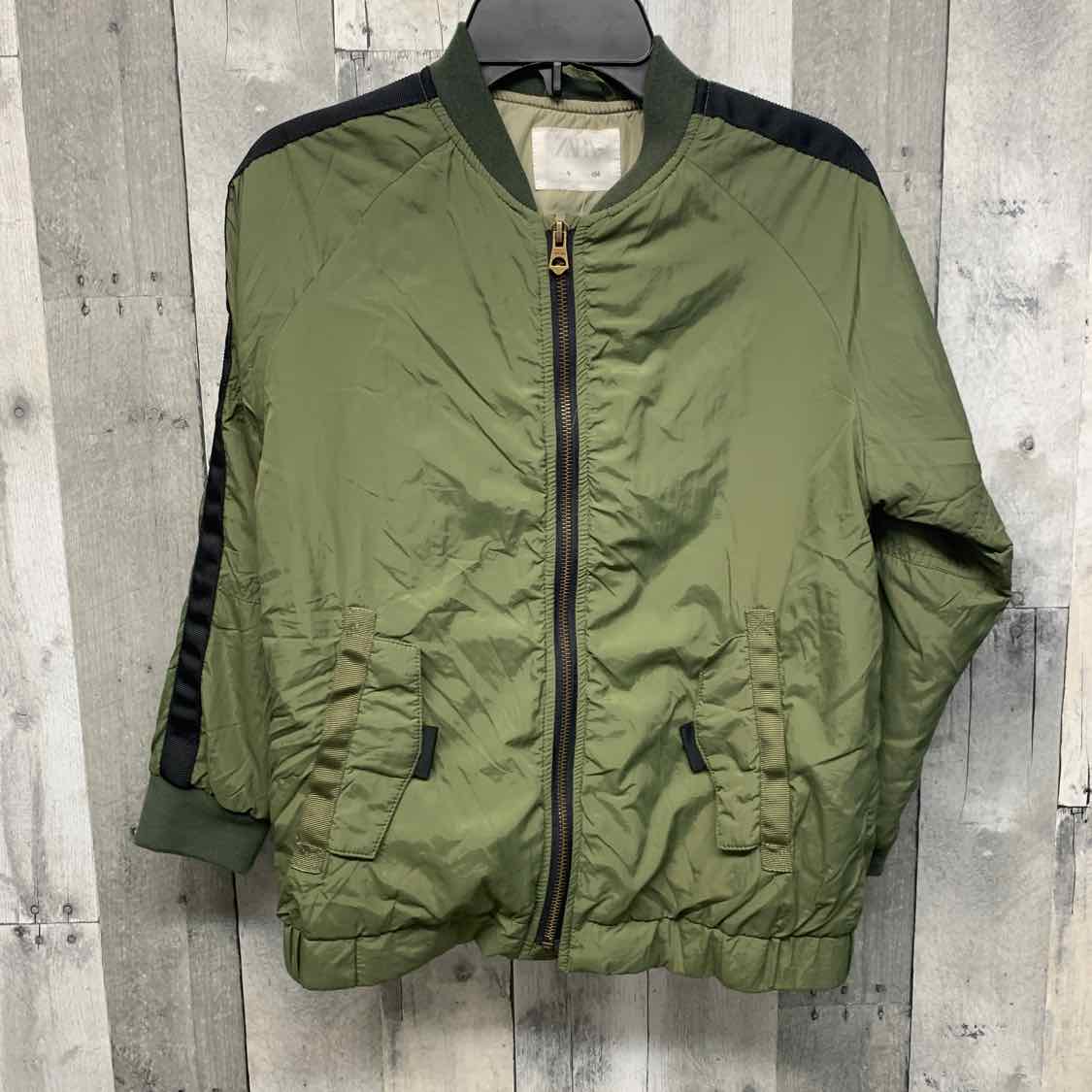 Size 9 Green Zara Heavy Jacket