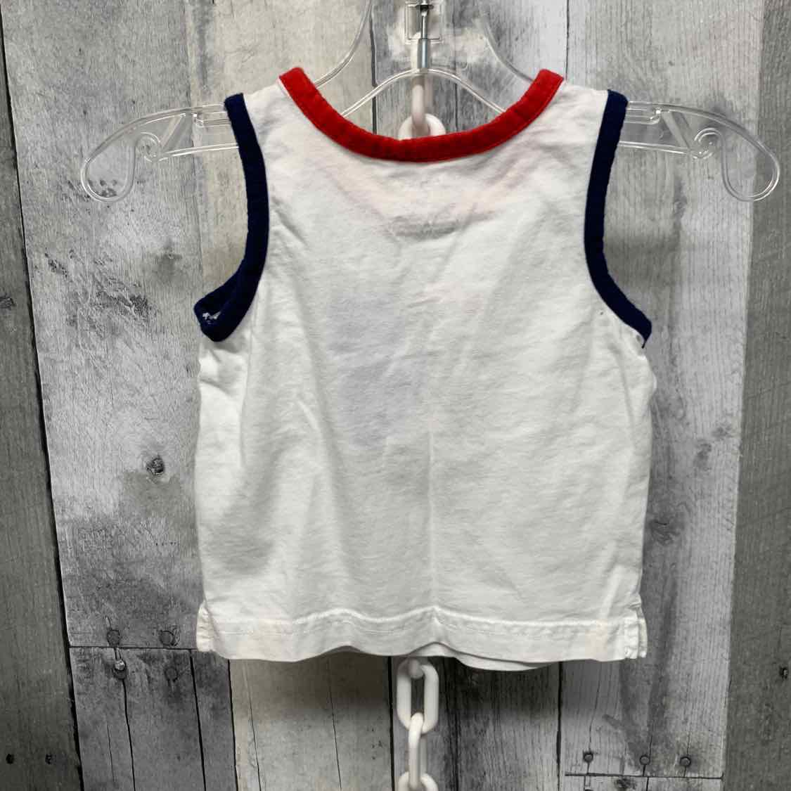 Size 3 Months Red/White/Blue Carter's Tank Top