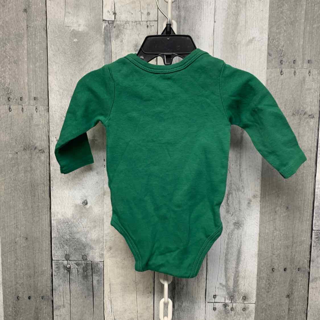 Size 6-9 Months Green Graphic B Brand Bodysuit