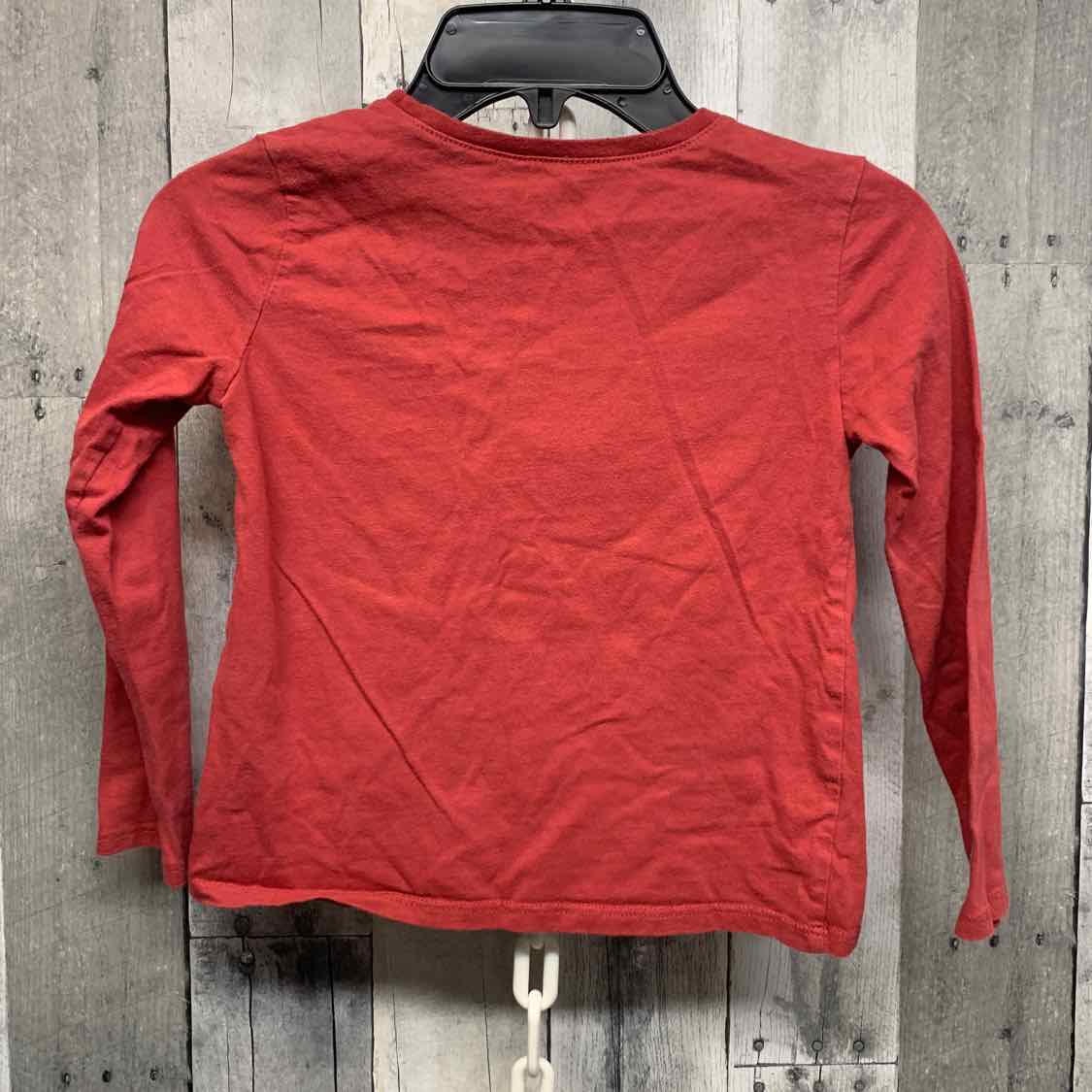 Size 5/6 Burgundy Graphic Children's Place Long Sleeve Shirt