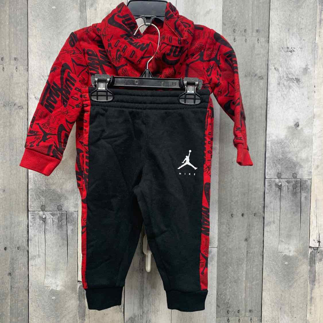 Size 12 Months Red/Black Sport Brand Jacket/Pants