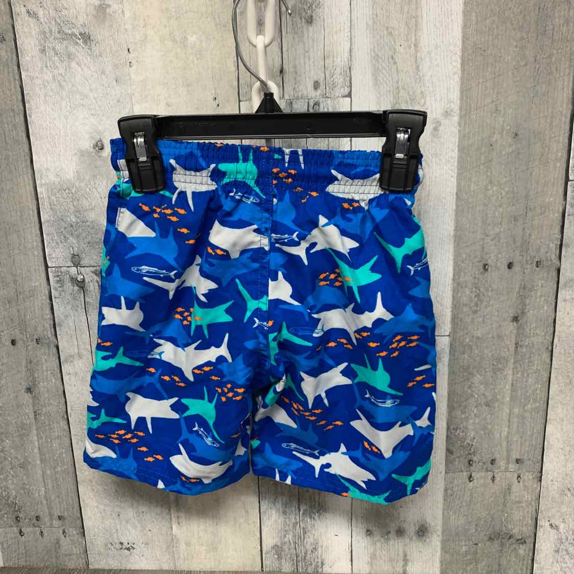 Size 4 Blue Print B Brand Swim Trunks