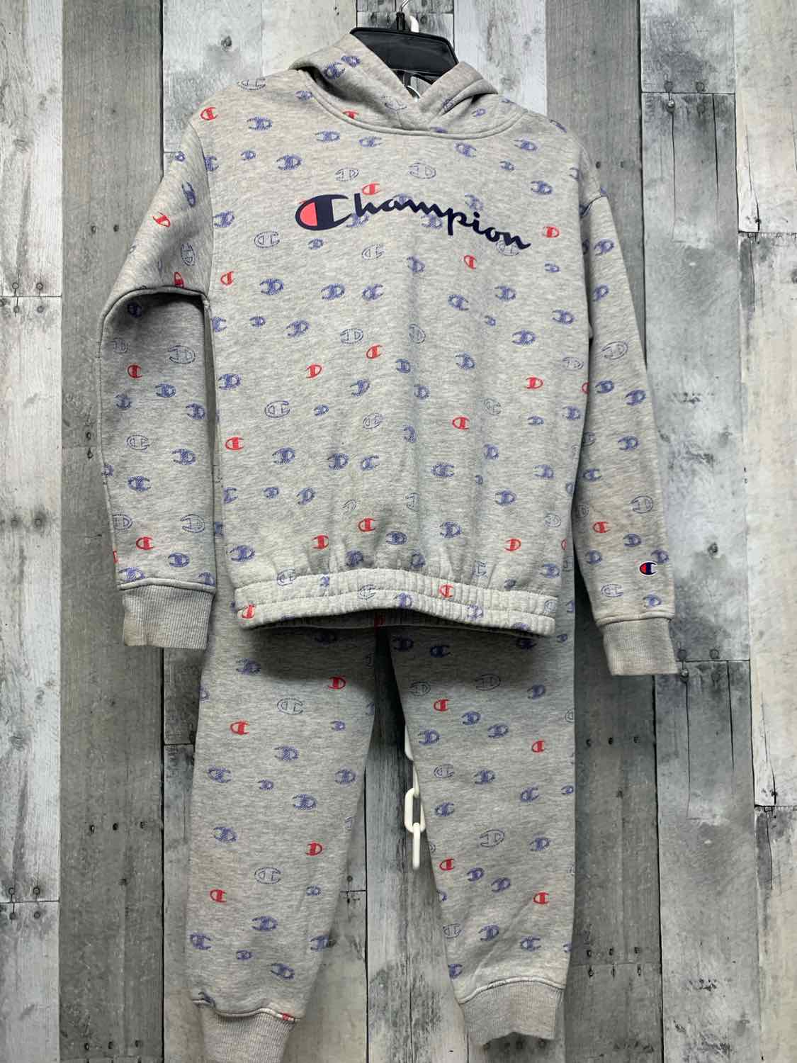 Size Small Gray Print Champion Jacket/Pants