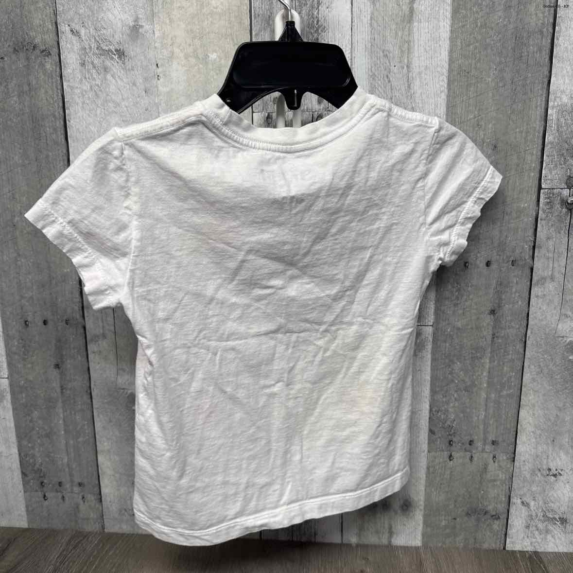 Size 6/6X White Graphic Disney T Shirt