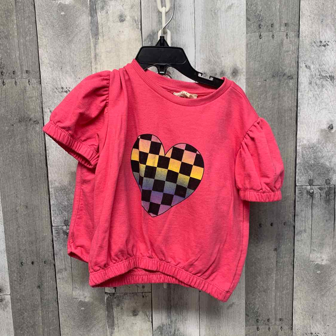 Size 6 Pink Graphic Jessica Simpson Shirt/Shorts