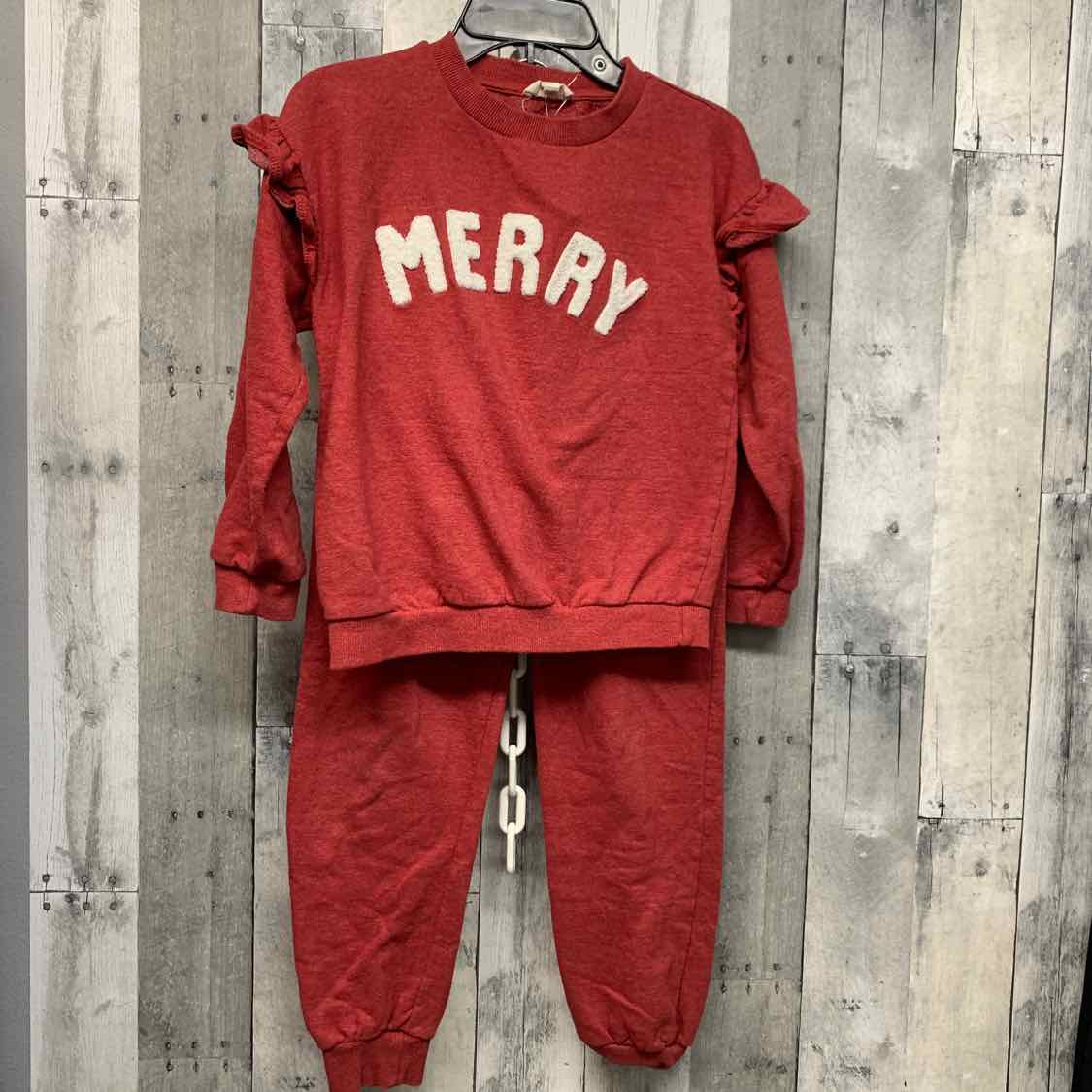 Size 7/8 Red B Brand Sweats - 2pc