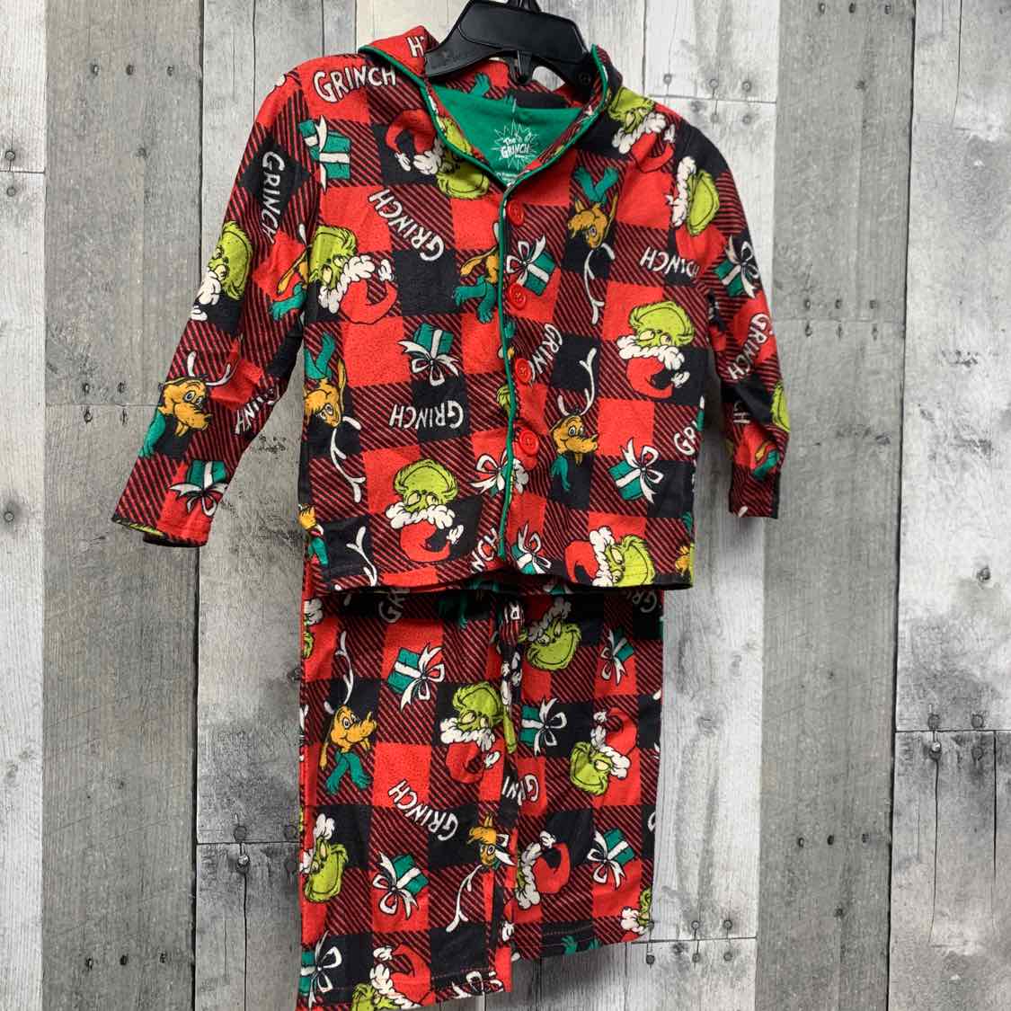 Size 18 Months Red Graphic Dr Seuss 2pc PJs