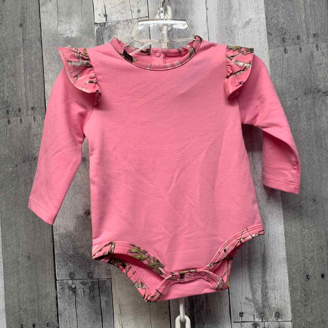 Size 9 Months Pink/Green Carhartt Bodysuit