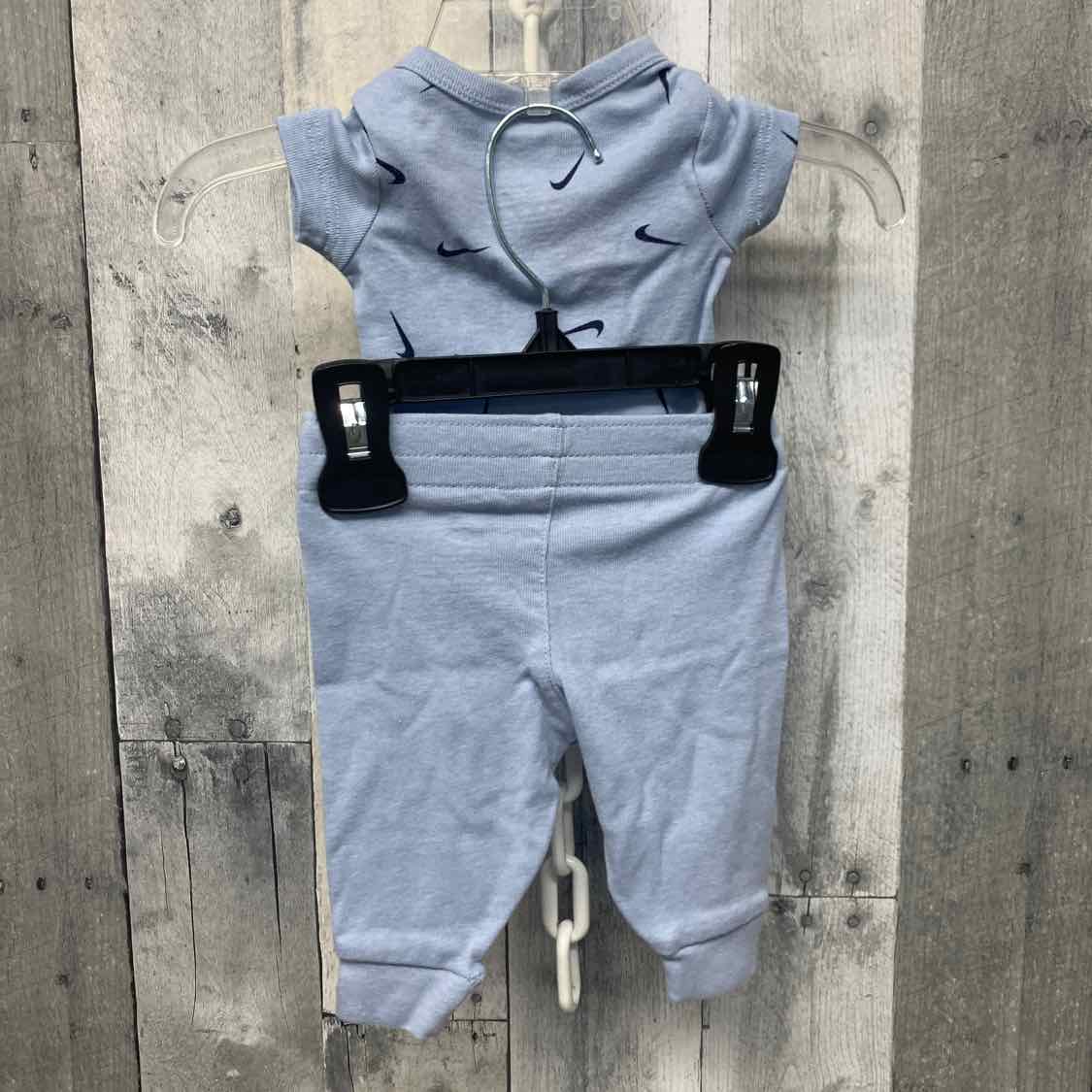 Size Newborn Blue Print Sport Brand Shirt/Pants