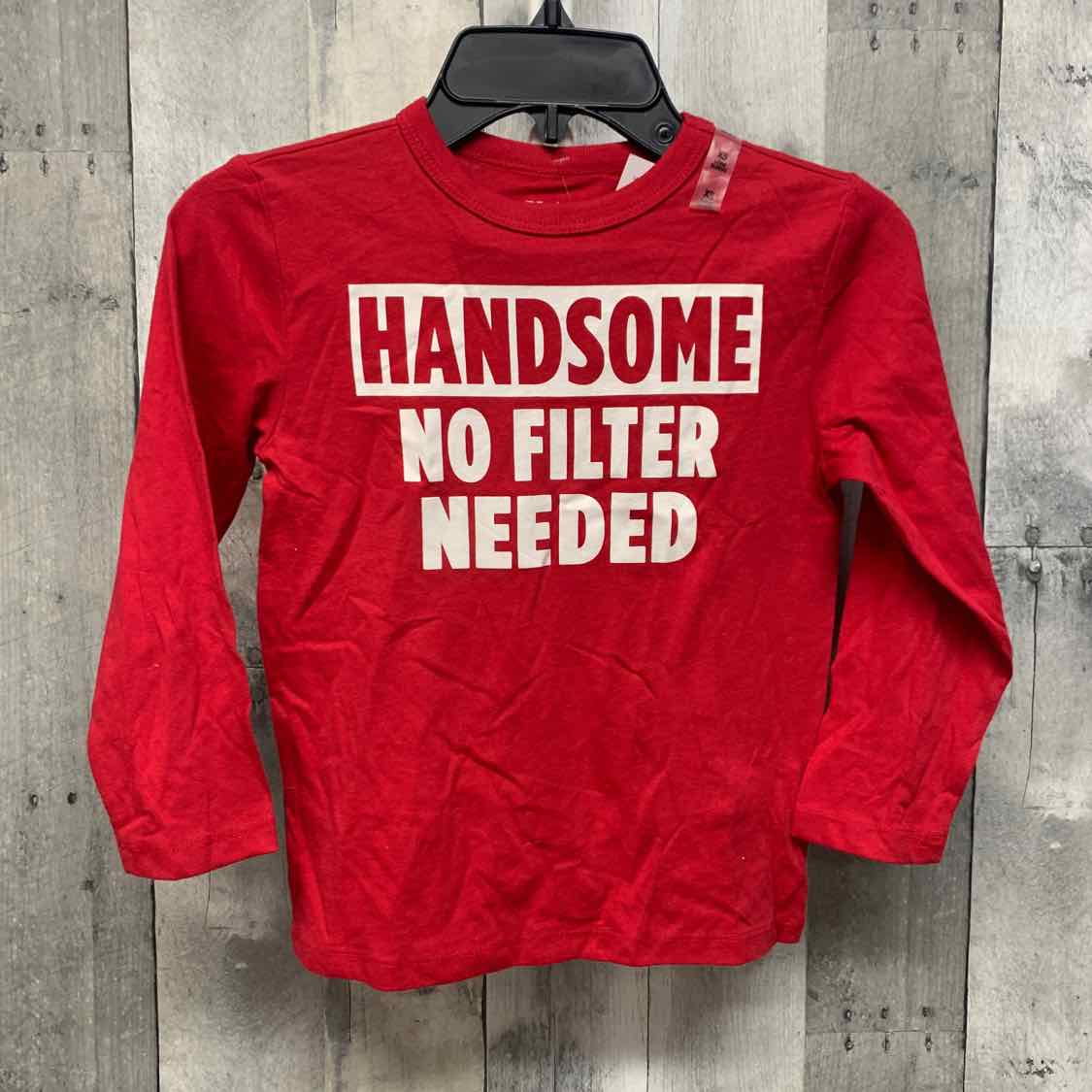 Size 4T Red Graphic Children's Place Long Sleeve Shirt