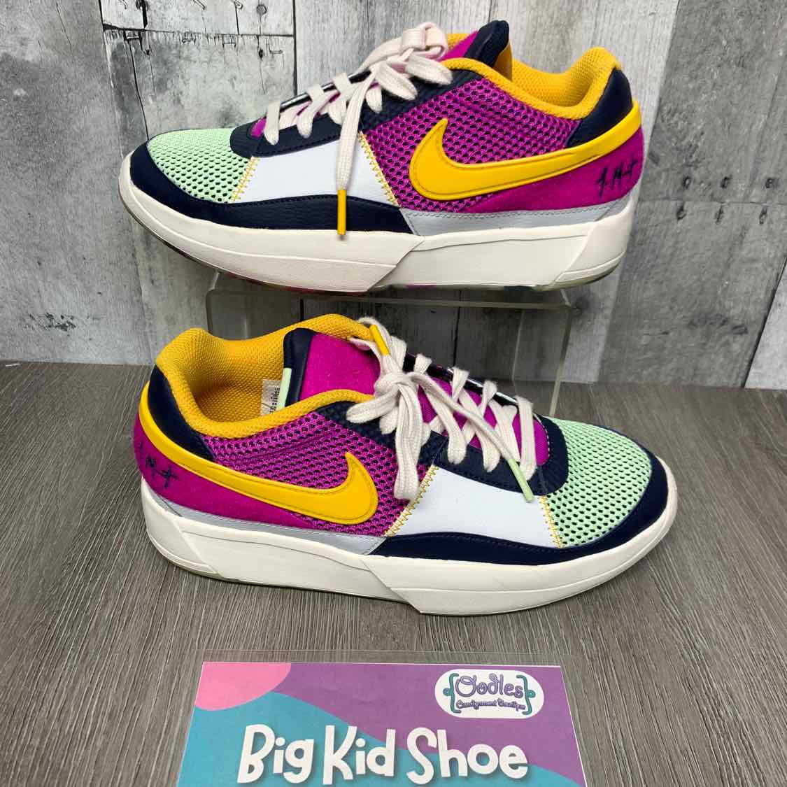 Size 6 Purple/Navy Sport Brand Sneakers