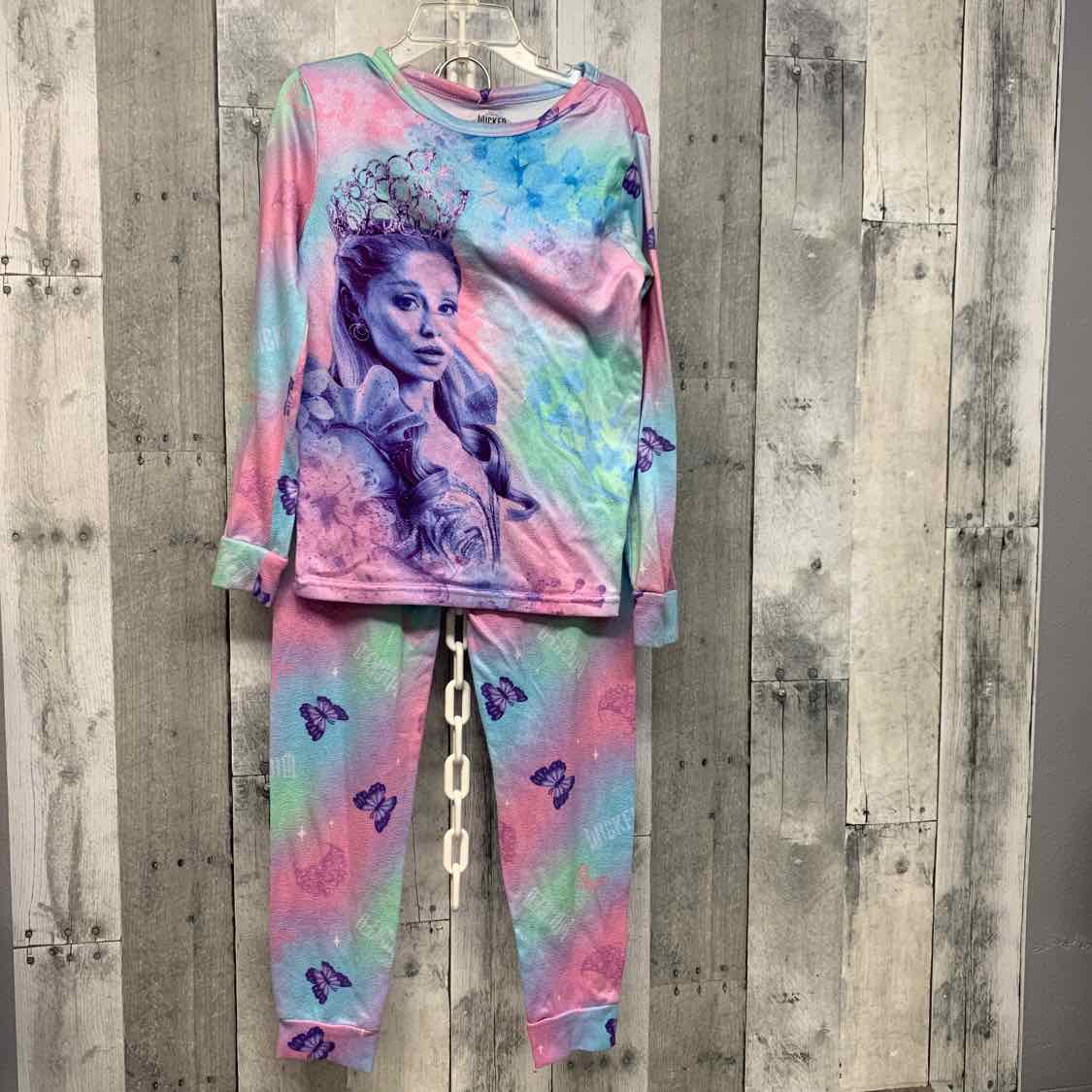 Size 10 Pink/Green B Brand 2pc PJs